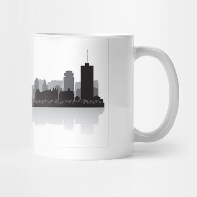 Ottawa Black/White City Scape by Blik's Store